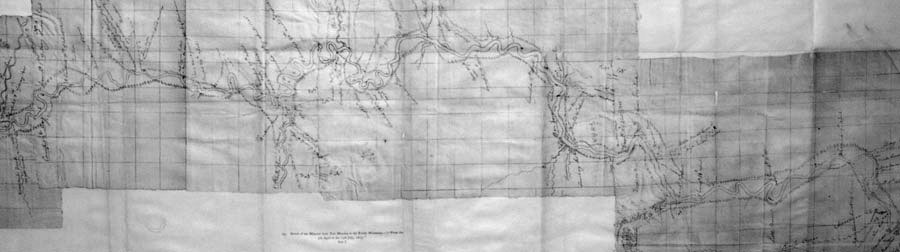 Sketch of the Missouri from Fort Mandan, Part 1